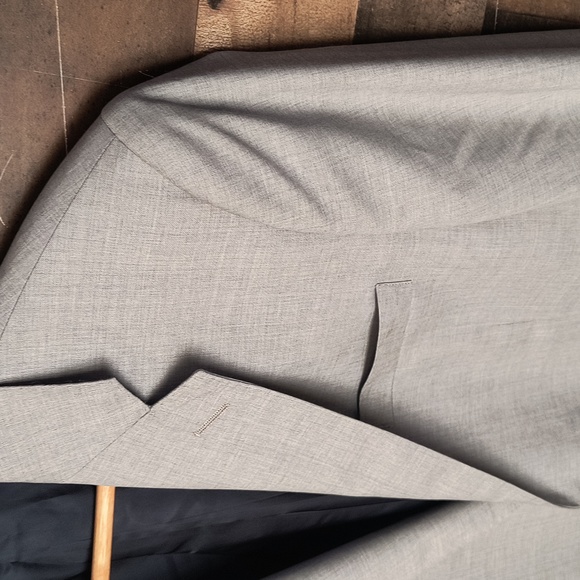 J.Crew Gray Wool Blazer Sport Coat Sz 40S Men - Picture 8 of 17